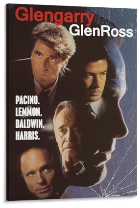 LIANGSHUANG 1992 American Drama Film Glengarry Glen Ross Poster Leinwand Gemälde Poster Wandkunst Dekorative Bild Drucke Moderne Dekor 20 x 30 cm