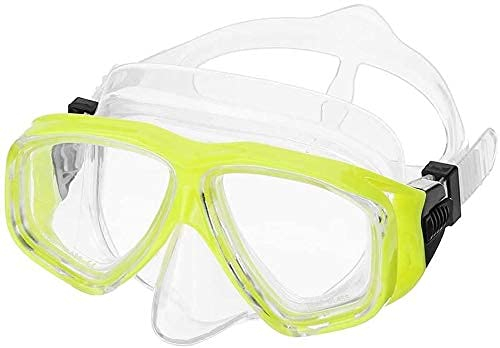 GeRRiT Tauchmaske, Tauchmaske, verstellbare Brille, Silikon, Schwimmen, Tauchen, Antibeschlagmaske, Schnorchel zum Schnorcheln