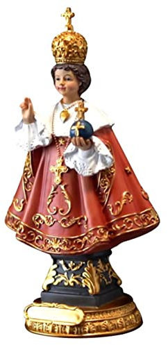 Alipis Religiöse Jesusfigur Aus Harz Jesus Dekoration Elegante Tischstatue Für Zuhause Geschenkidee Zur Einweihung Vintage Infant of Prague Figurine