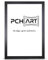 PCH[art] New Alaya Cadre photo, couleur : noir, dimensions : 84 x 119 cm, format A0 cm, cadre intemporel et simple, pour posters, photos et portraits