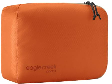 Eagle Creek Pack-It Isolate Packwürfel S Orange | Waschmaschinenfest und wasserabweisend, Tragegriff oben, für T-Shirts, Shorts und leichte Hemden, 3 Liter