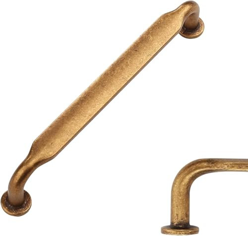 Amerdeco 10 Pieza Tiradores Cocina 160mm Tiradores Armarios Bronce Tirador Puerta Tiradores Cajones de Aleación de zinc Muebles Tirador UK0071