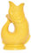 The Original Gluggle Jug - Yellow Glug Jug in XL, 28cm 1.4L - Gug Glug Fish Shaped Jug - Decorative Glugging Water, Cocktail, Wine & Gin Pitcher, Decanter or Vase - Hand Made in Britain