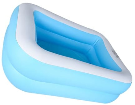 COSMEVIVI 1pièce Piscine Gonflable pour Garçon Fille Matelas Aquatique Amusant pour Bébés Et Petits Ciel Bleu