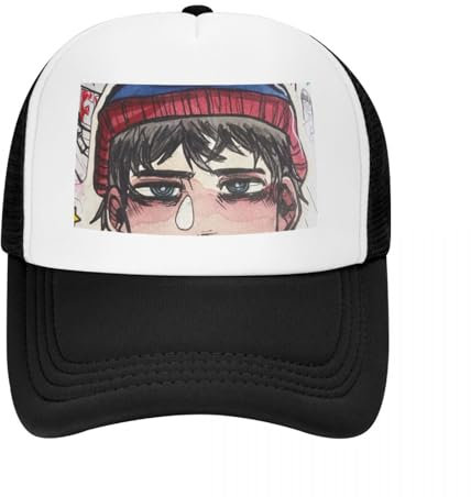 ZTQTQZZ Atmungsaktiv Mesh Baseballmütze Sporthut Stan Marsh Traditionelle Zeichnung Baseballkappe Visier Designermütze Snapback-Kappe für Frauen Männer