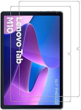 Paquete de 2 protectores de pantalla para Lenovo Tab M10 de 10.1 pulgadas, dureza 9H, antiarañazos, antihuellas, alta sensibilidad