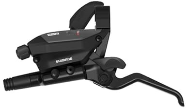 SHIMANO Hebel für Mountainbike HIDRAULISCH SHIMANO STEF5152 Links 2 V. 4550170848897 - Scheibe schwarz mit 3 Fingern, Farbe schwarz