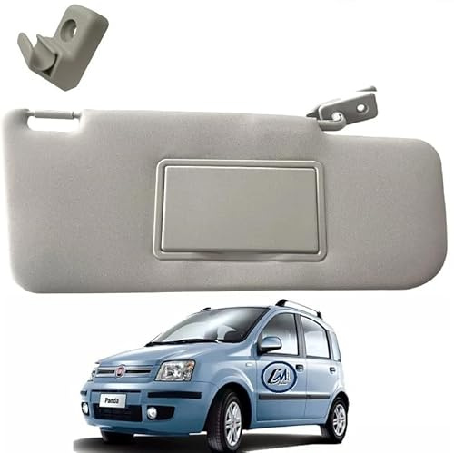 PANTINA ALETTA PARASOLE+GANCIO PER PANDA DAL 2003 (LATO PASSEGGERO) CON SPECCHIO