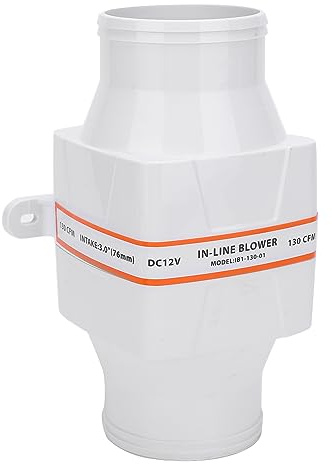 Marine Bilge Air Blower 3In In Line Marine Bilge Air Blower Mute Strong Ventilation Fan for Yacht Caravan Sportinggoods Strength Training 270 Cfm Duct Fan 12V 12V Inline