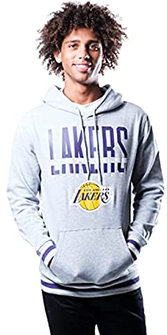 Ultra Game NBA Herren-Kapuzenpullover mit Streifen, weicher Fleece