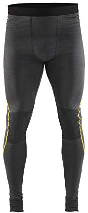 Blaklader 18441734 Unterwäschehose Xlight 100Prozent MERINO, Dunkelgrau/Gelb