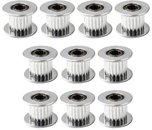 idler pulley 20 teeth zahnriemenscheibe 5mm bohrung umlenkrollen für seile 6mm 3D Drucker Zahnriemen Rolle Packung mit 10