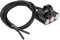 3 Boutons Interrupteur de Guidon de Moto ON/OFF avec Lumière LED, Interrupteur de Phare Brouillard de Frein de Moto Universel pour Guidon de Moto 22mm / (7/8)
