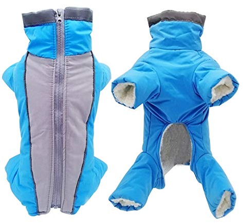 Hundejacke Hundemantel Wasserdicht Fleece gefüttert Warme Winterjacke Hunde Bekleidung für Winter Herbst Kleiner Hund Welpe