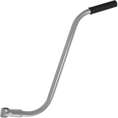 millybo UNIVERSELLE Schubstange für Kinderfahrrad Schiebestange Lernhilfe (Silber)