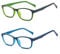 Outray 2 Pack Children Kids Teens Blue Light Filter Computer Glasses for Blocking Anti Eye Eyestrain Transparent Lens Glasses Set1
