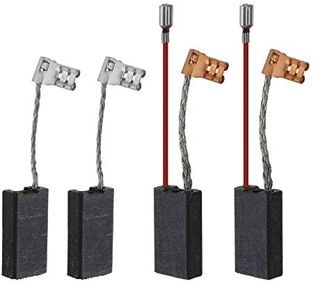 OTOTEC 1617014144 1617014135 Lot de 4 balais de charbon 24 mm/25 mm x 12,5 mm x 6,3 mm avec coupure automatique compatible avec Bosch GBH 5-40 DE GSH 5 CE 11264 EVS