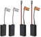 OTOTEC 1617014144 1617014135 Lot de 4 balais de charbon 24 mm/25 mm x 12,5 mm x 6,3 mm avec coupure automatique compatible avec Bosch GBH 5-40 DE GSH 5 CE 11264 EVS