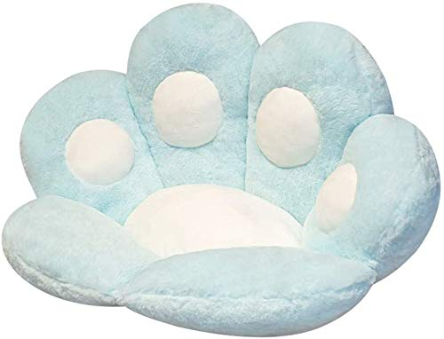 Niedliches Sitzkissen, Plush Kissen, Katzenpfoten-Stuhlkissen Schreibtischstuhlkissen, Kawaii Sofa Warme Hautfreundliche Bodenmatte Winter Plüsch Kissen für Kinder & Erwachsene, 60x70cm Type A