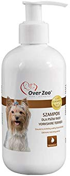 Over Zoo Shampoo für Yorkshire Terrier Hunde 250ml EIN luxuriöses Shampoo speziell für Yorkshire Terrier Hunde.