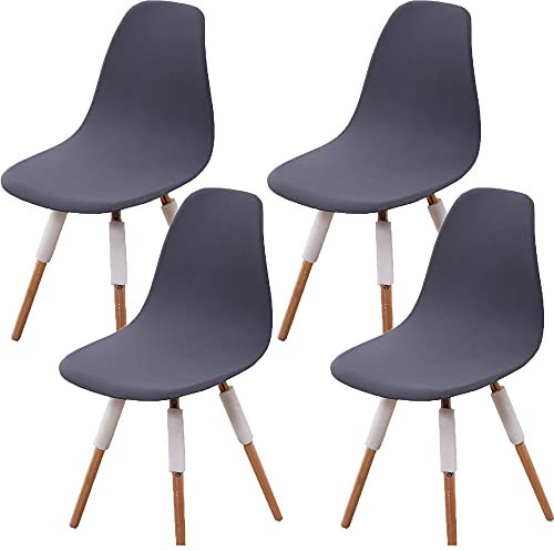 CHNSHOME Stuhlhusse Esszimmerstühle Scandinavian Stuhlhussen Stretch skandinavische Esszimmerstühle Küchenstuhl Schonbezüge 4 Stück