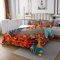 Homewish Mädchen Pfau Tagesdecke 220x240 Palmblätter Bettwäsche Set Boho Hippie Bettdecke Set Für Kinder Bunte Federn Gesteppte Pflanze Tier Vogel Tagesdecke Quilt Set