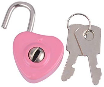 Folewr Mini cadenas en métal pour petite boîte à bagages avec clé pour sac, valise, accessoires de décoration