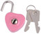 Folewr Mini cadenas en métal pour petite boîte à bagages avec clé pour sac, valise, accessoires de décoration