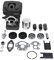 Kit pistone Cilindro, Kit pistone per cilindro in lega di alluminio, Kit pistone cilindro di ricambio adatto per motosega Husqvarna 235 236 240 235e 236e 240e