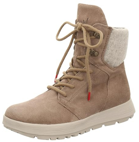 Think! Damen COMODA chromfrei gegerbte Lodenfutter Stiefelette, 2000 Stone/Kombi, 37 EU