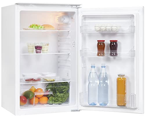 exquisit Einbau Vollraumkühlschrank weiß 129 L EEK: F