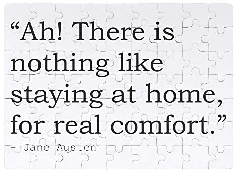A5 Quote By Jane Austen Magnetic Jigsaw Puzzle (JI00000372)