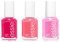 Essie Pink Manicure Gift Set: Lovie Dovie, Watermelon, Cute As A Button Bright Barbie Pink Polish