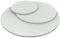 AUPROTEC Tischplatte 19mm rund Ø 400 mm grau Holzplatte melaminharzbeschichtet Spanplatte mit Umleimer ABS Kante Auswahl: 40 cm