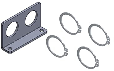 Abreißhalter für versch Steckkupplungen Hydraulik BG3 Halter für Muffe Kupplung (Quartär (4))