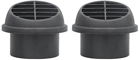 Warmluftauslass 60mm, 2 Stück Standheizung Zubehör Luftauslass Abschließbarer Drehbarer ABS-Kunststoff Luftauslass Pilzkopf Universal Standheizung Luftauslass 42mm 60mm 75mm für Auto Bus Wohnmobil
