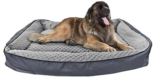 Erst-Holz Hundebett orthopädisches Tierbett für Jede Hundegröße waschbar V-30.31, Größe:96x60