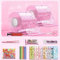 Bubble Tape DIY 28 Stück, Nano Tape Bubbles Set, 3m Nano Doppelseitiges Klebeband, Nano Bubble DIY Craft Kit mit Pailletten und Strohhalmen, for Making Bubbles mit Pailletten Aufkleber (Pink)