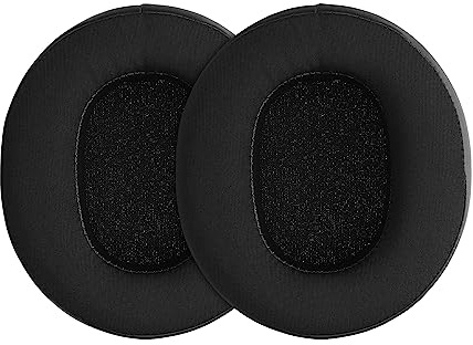 kwmobile Ear Pads Compatible with Razer Kraken V3 Pro Earpads - 2x Replacement for Headphones - Black