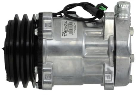 THERMOTEC KTT090223 A/C Kompressor für Klimaanlage Klimakompressor Rippenanzahl: 2