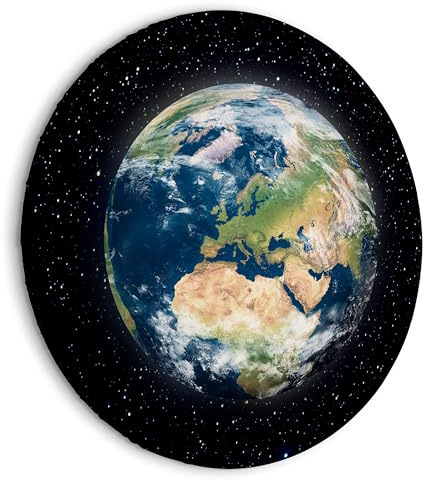 murando - Leinwandbild Sternen, Sonnensystem, 40x40 cm, 1-teilig, modern | Hochwertige Leinwand, sofort aufhängbar, ideal fürs Wohn- oder Schlafzimmer, wasserfest und lichtecht, langlebig, stilvoll