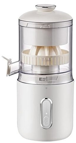 yomoe Exprimidor lento inalámbrico de naranja y limón, separador de jugo de carga USB, extractor de frutas portátil, exprimidor de presión B