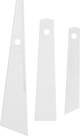 SEWOART 2sets Leder Kleber Kleber Abstriche Sticks Handwerk Werkzeug Spreader Design Für Leder 3 Stücke * 2