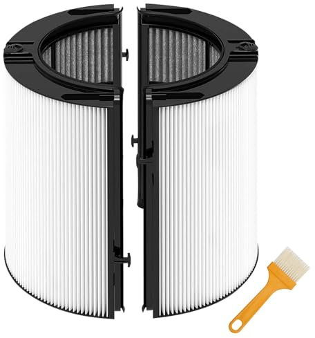 FLTARESA TP06 Replacement Filter Compatible with Dyson TP10 TP06 HP07 TP7A HP06 TP07 HP09 TP09 HP10 PH01 PH02 PH03, 2 in 1 360° Hot Cold Air Purifier Filter H13 True HEPA Carbon Filter