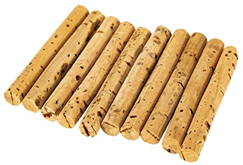 YIZITU 10 Stücke Kork Holz Float Sticks Durchmesser 6mm & 8mm Für Körnige Köder Karpfen Köder Outdoor Karpfen Angeln Angelgerät Zubehör