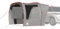 LAPOOH Autozelt Grau und Orange Wasserdicht, Caming Zelt, Camping Tents, Camping-Zelt - 4009514