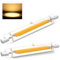 ZJZG Bombilla LED R7S 118mm Regulables, R7S LED 118mm 20W COB Equivalente 200w Lámpara Halógena, Blanco Cálido 3000K, 2000LM, iluminación de haz de 360 ​​°, 2 Pack