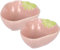 SWEETBIUTI Guinea Pig Food Bowl, 4x4x2 Adorable Strawberry Style Ceramic Rabbit Food Bowl 2Pcs Anti-Turning Hamster Food Bowl for Rabbits, Guinea Pigs, Chinchilla, Ferrets