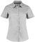 Ladies Short Sleeve Tailored Poplin Shirt Adults Work Wear Styled Business Soft Collar Buttumned Formal Smart Womens Blouse (L.Grey, 12)