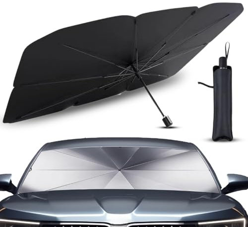 Sonnenschutz Auto Frontscheibe Innen für Opel Astra J Sports Tourer 2012-2015, UV-beständiger Auto Sonnen Schutz mit 360° drehbarer Achse und Titan-Beschichtung